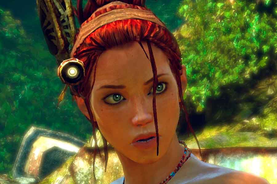 Enslaved: боевая система и магический посох в игре Enslaved: боевая система и магический посох в игре