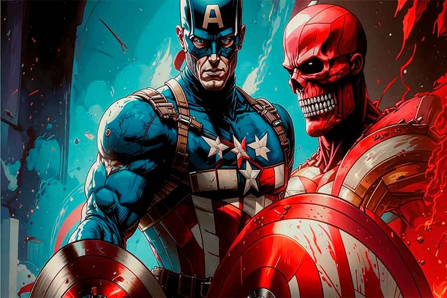 Капитан Америка в новой мобильной игре: победа над Красным Черепом