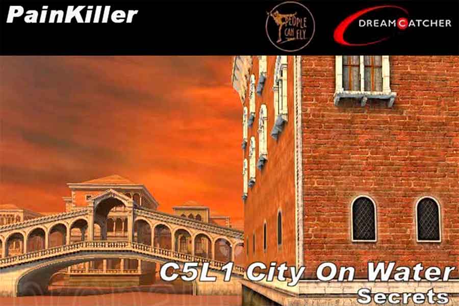 Видео поиска секретов Painkiller Крещённый кровью на уровне Город на воде