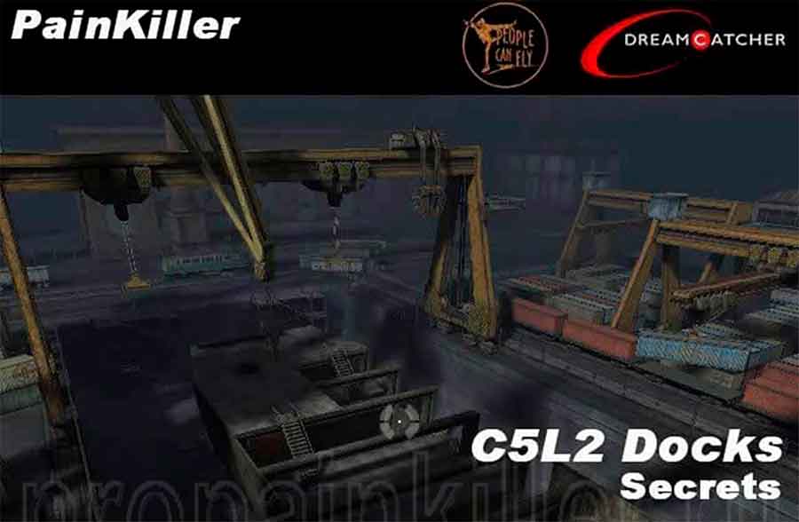 Видео поиска секретов Painkiller Крещённый кровью на уровне Доки