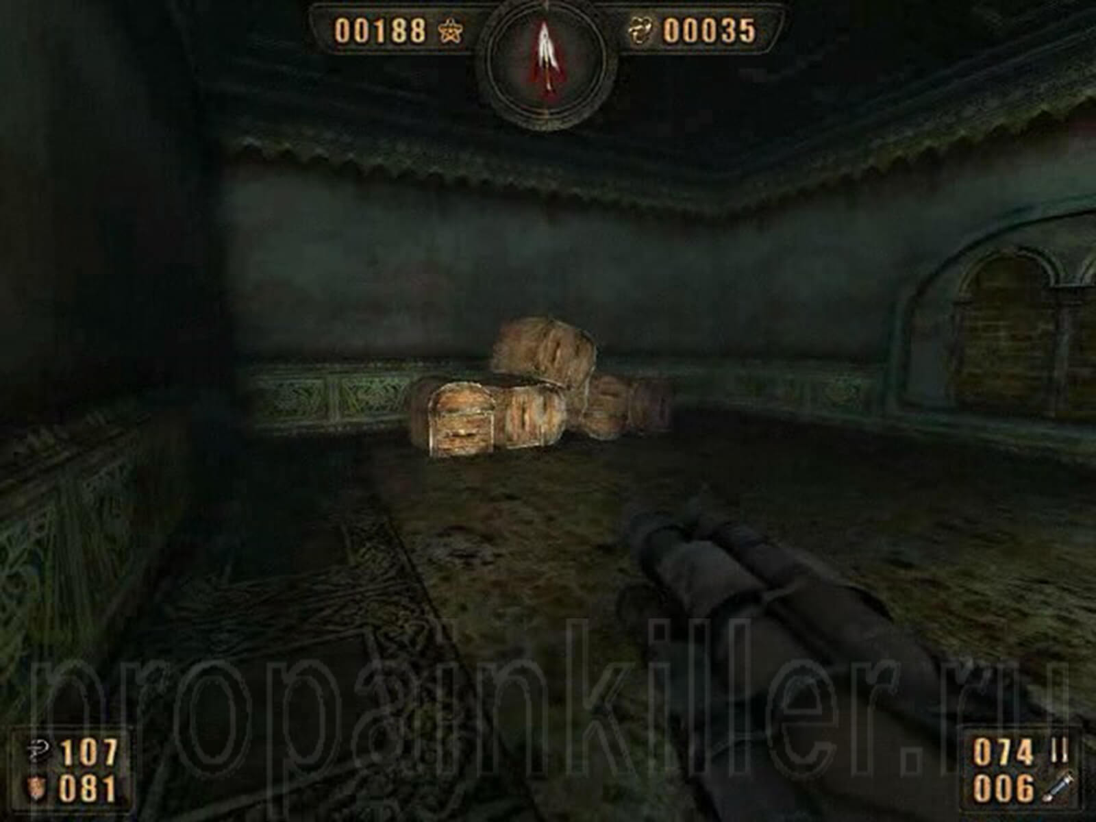 Скриншоты поиска секретов. Painkiller