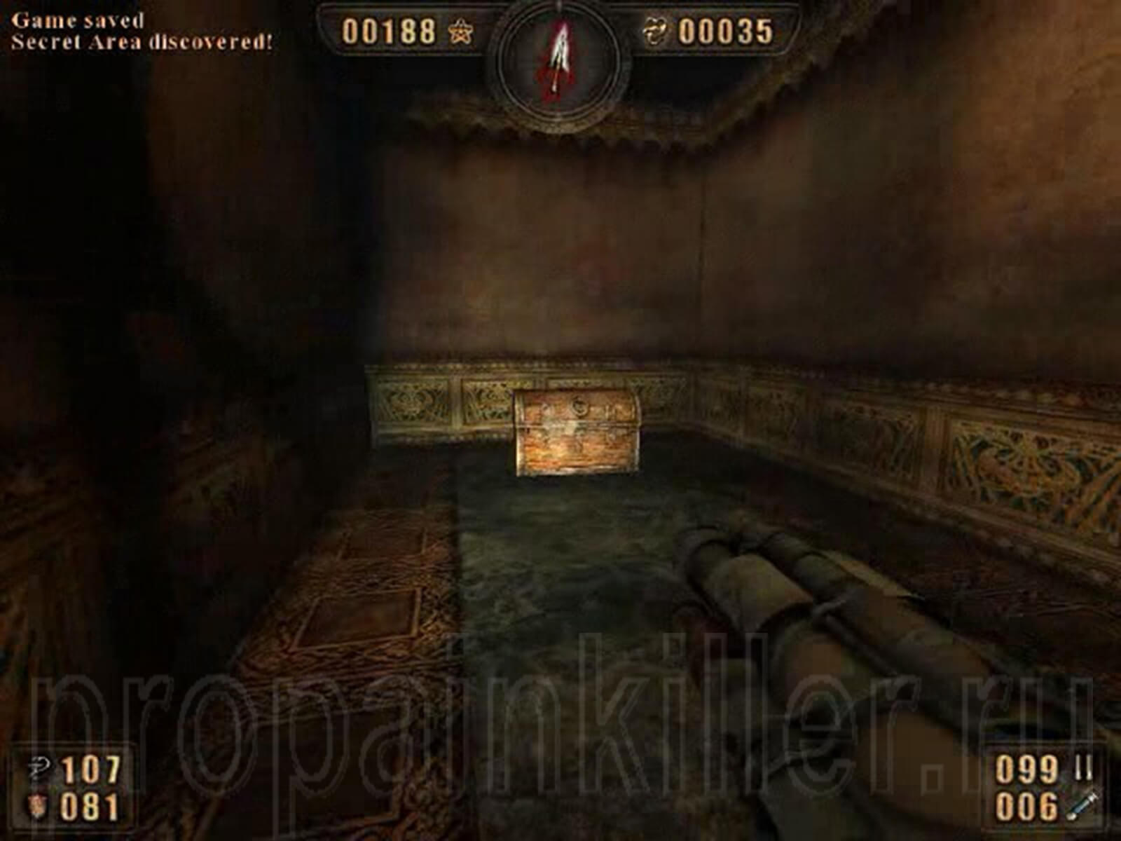 Скриншоты поиска секретов. Painkiller