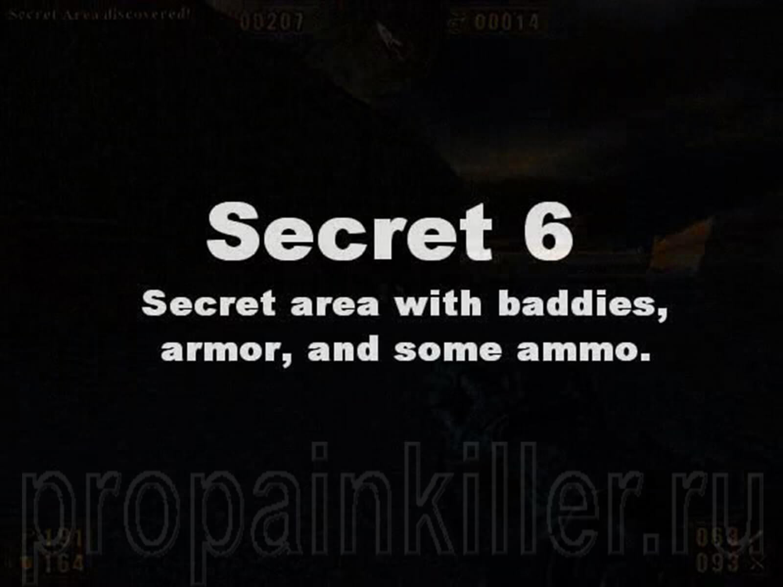 Скриншоты поиска секретов. Painkiller